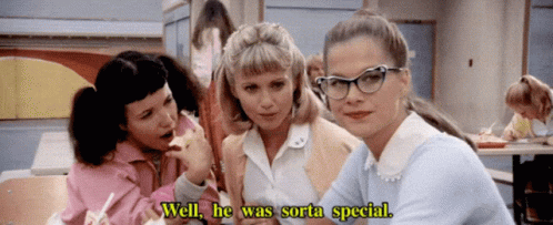 Grease Sandy Olsson GIF - Grease Sandy Olsson Well He Was Sorta Special GIFs