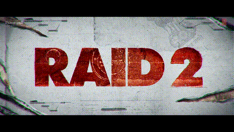the word raid 2 is written in red letters on a white background