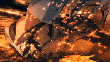 a close up of a person 's feet in a video game .