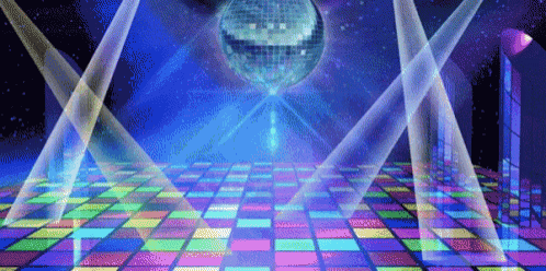 a disco ball with a smiley face on it