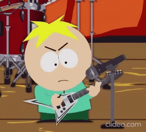 South Park Butters GIF - South Park Butters Playing Guitar GIFs