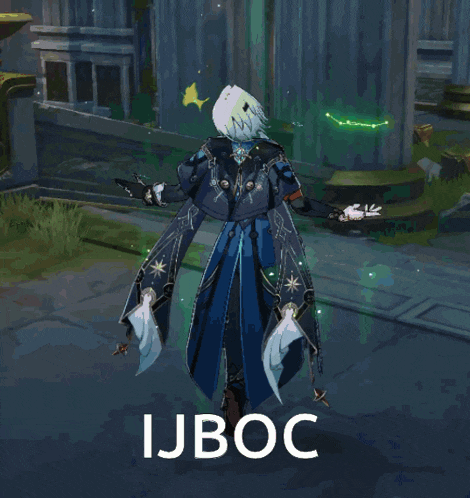 a painting of a person with the word ijboc on it