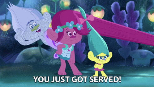 You Just Got Served Guy Diamond GIF - You Just Got Served Guy Diamond Trolls GIFs