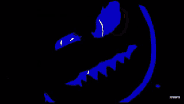 a blurred image of a smiley face with a black background