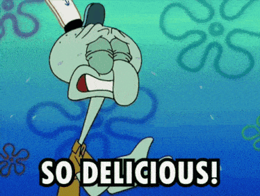 So Delicious Squidward GIF - So Delicious Squidward Hungry GIFs