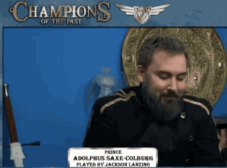 prince adolphus saxe colburg played by jackson lanzing