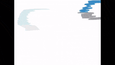 a drawing of a man with blue hair fighting another man