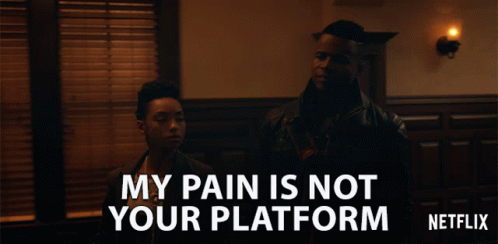 My Pain Is Not Your Platform Logan Browning GIF - My Pain Is Not Your Platform Logan Browning Samantha White GIFs