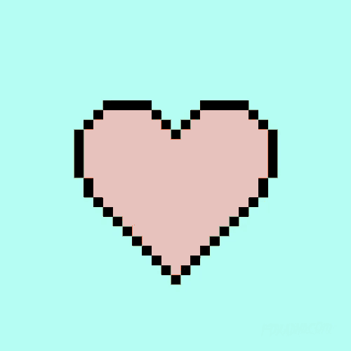 a pixel art of a broken heart with the words game over written above it