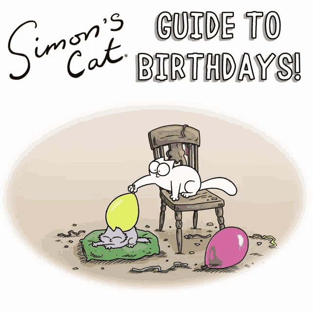 Birthday Simons Cat GIF - Birthday Simons Cat GIFs