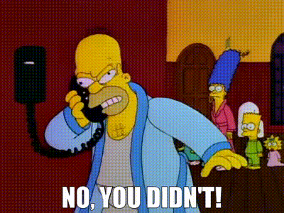 The Simpsons No You Didnt GIF - The Simpsons No You Didnt Homer Simpson GIFs