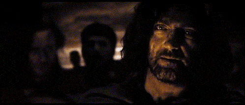a man with long hair and a beard says " i have filled my heart "