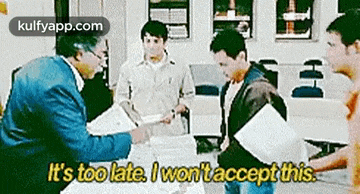It'S Toolate. Iwontaccept This.Gif GIF
