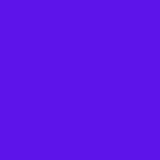 a purple background with a blue triangle and arrows