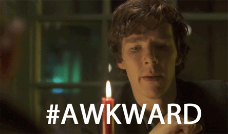 Ummm Awks GIF - Sherlock Benedict Cumberbatch Awkward GIFs