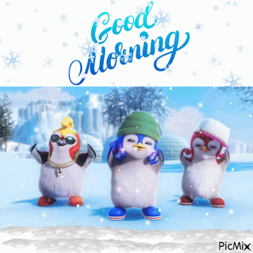 Good Morning Penguin GIF - Good Morning Penguin Dance GIFs
