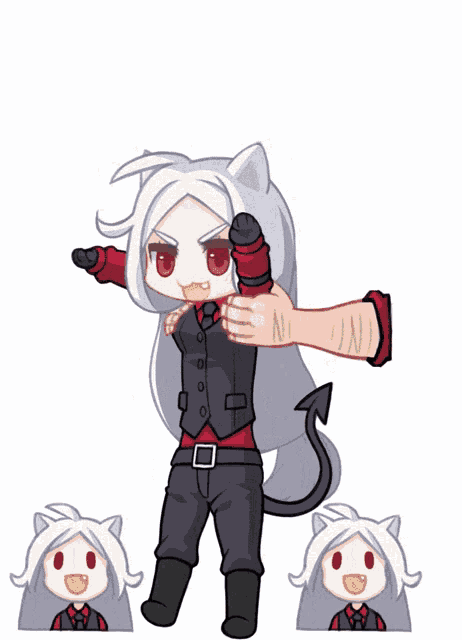 Cerberus Helltaker GIF