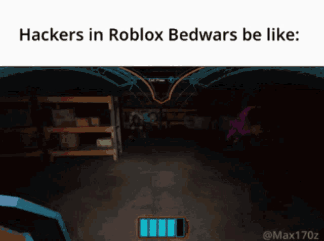 a screenshot of a video game called roblox bedwars
