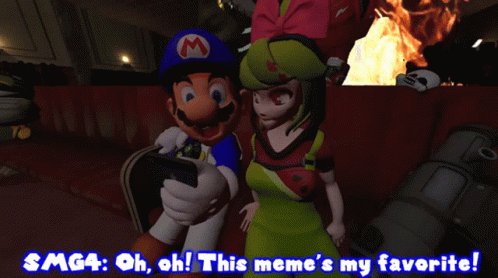 Smg4 Oh Oh This Memes My Favorite GIF - Smg4 Oh Oh This Memes My Favorite Meme GIFs