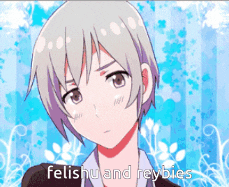 a drawing of a girl with the words " fetishu and reybies " written below her