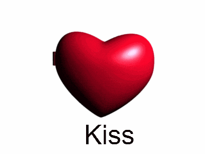 a heart shaped mirror with two minecraft characters inside and the word kiss below it