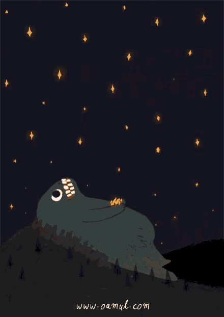 a drawing of a monster with the website www.oamul.com written on the bottom