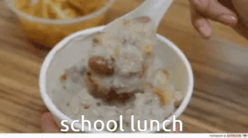 Lunch School Lunch GIF