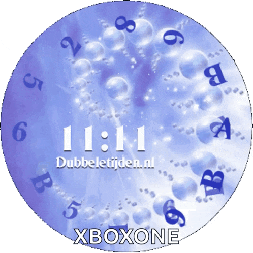 a blue circle with numbers and the words xboxone on the bottom