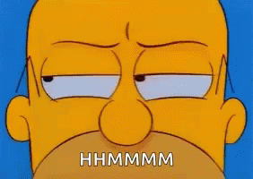 Hmmmm Homer Simpson GIF - Hmmmm Homer Simpson Eyeroll GIFs