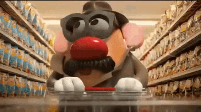 Mr Potato Head Grocery Shopping GIF