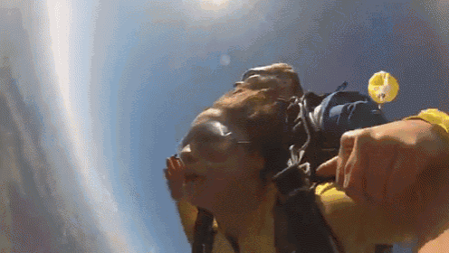 Girl Loses Shoe Skydiving And Catches It! GIF - Shoe Sky Diving GIFs