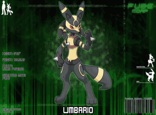 a fuse corp laboratory advertisement with a pokemon