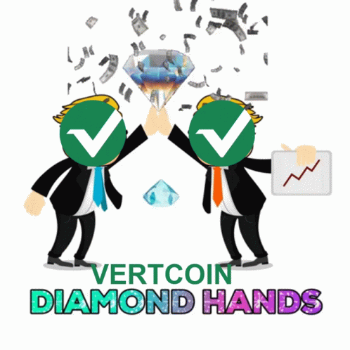 Vertcoin Vtc GIF - Vertcoin Vtc Diamon Hands GIFs