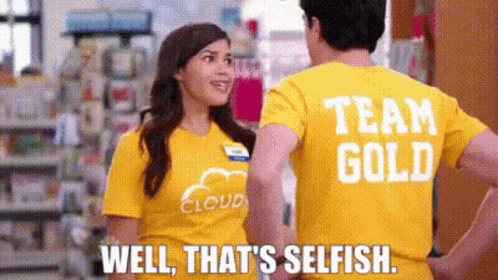 Superstore Amy Sosa GIF - Superstore Amy Sosa Well Thats Selfish GIFs