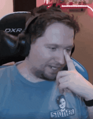 a man wearing headphones and a shirt that says ' stother ' on it