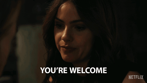 You'Re Welcome Ava Winters GIF - You'Re Welcome Ava Winters Obliterated GIFs