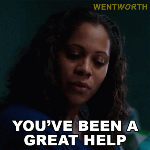 Youve Been A Great Help Doreen Anderson GIF - Youve Been A Great Help Doreen Anderson Wentworth GIFs