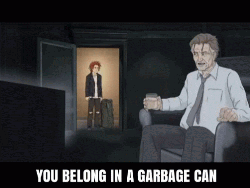 Metalocalypse Pickles GIF - Metalocalypse Pickles You Belong In A Garbage Can GIFs