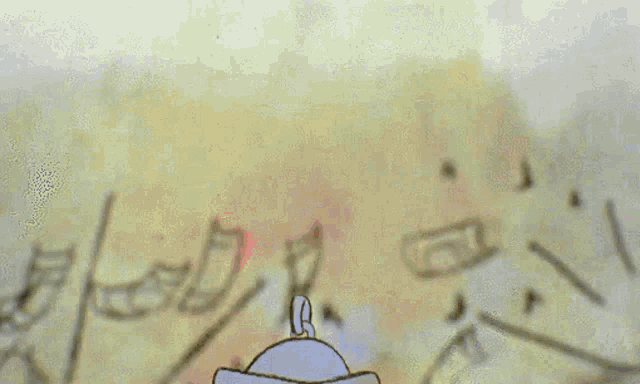 a cartoon of a man wearing a helmet crying