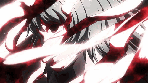 a close up of a person 's skeleton with blood coming out of it 's mouth .