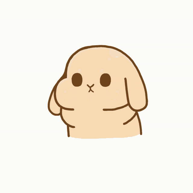 a cartoon drawing of a sheep with a surprised expression on its face