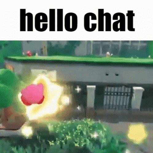 Hello Chat GIF - Hello Chat Kirby Hello Chat GIFs