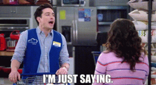Superstore Jonah Simms GIF - Superstore Jonah Simms Im Just Saying GIFs