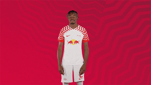 Pointing At Myself Mohamed Simakan GIF - Pointing At Myself Mohamed Simakan Rb Leipzig GIFs