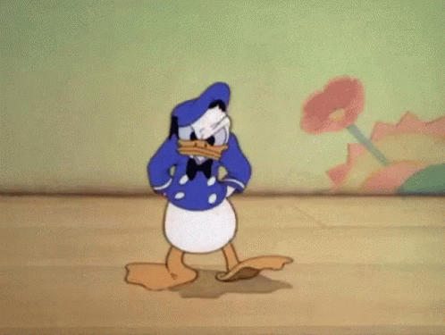 Donald Duck Waiting GIF - Donald Duck Waiting Frowning GIFs