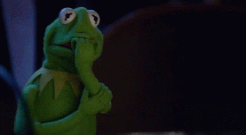 Very Nervous Frog GIF - Very Nervous Frog Puppet GIFs