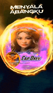 a picture of a woman with the name cap dvey