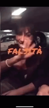 Falsita Drinking GIF - Falsita Drinking Car GIFs