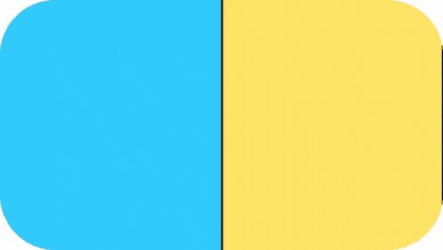 a blue and yellow speech bubble with the word cai on it