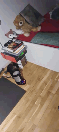 a book titled star wars sits on a shelf next to a teddy bear